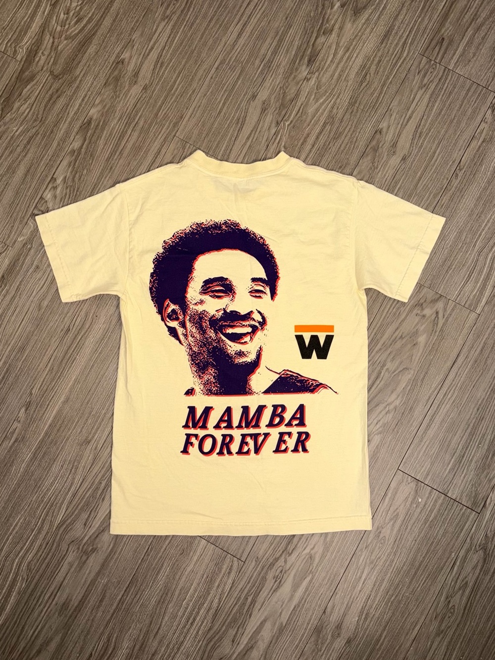 RARE WJW Who Jung Woo Mamba Forever Graphic Tee size Small